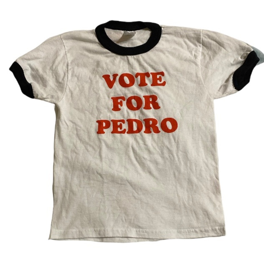 “Vote for Pedro” youth tee size medium